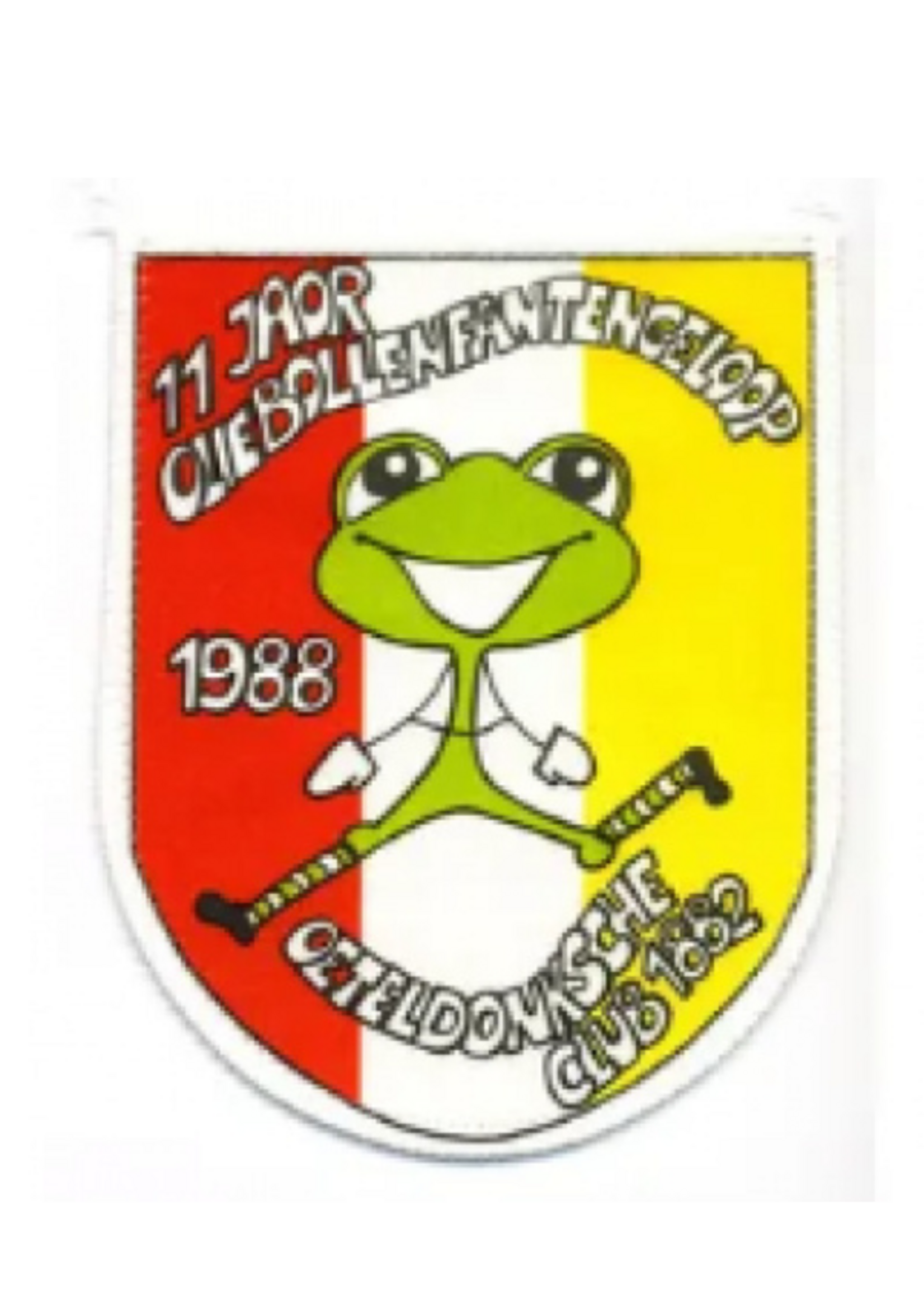 Party Planet Jaarembleem 1988