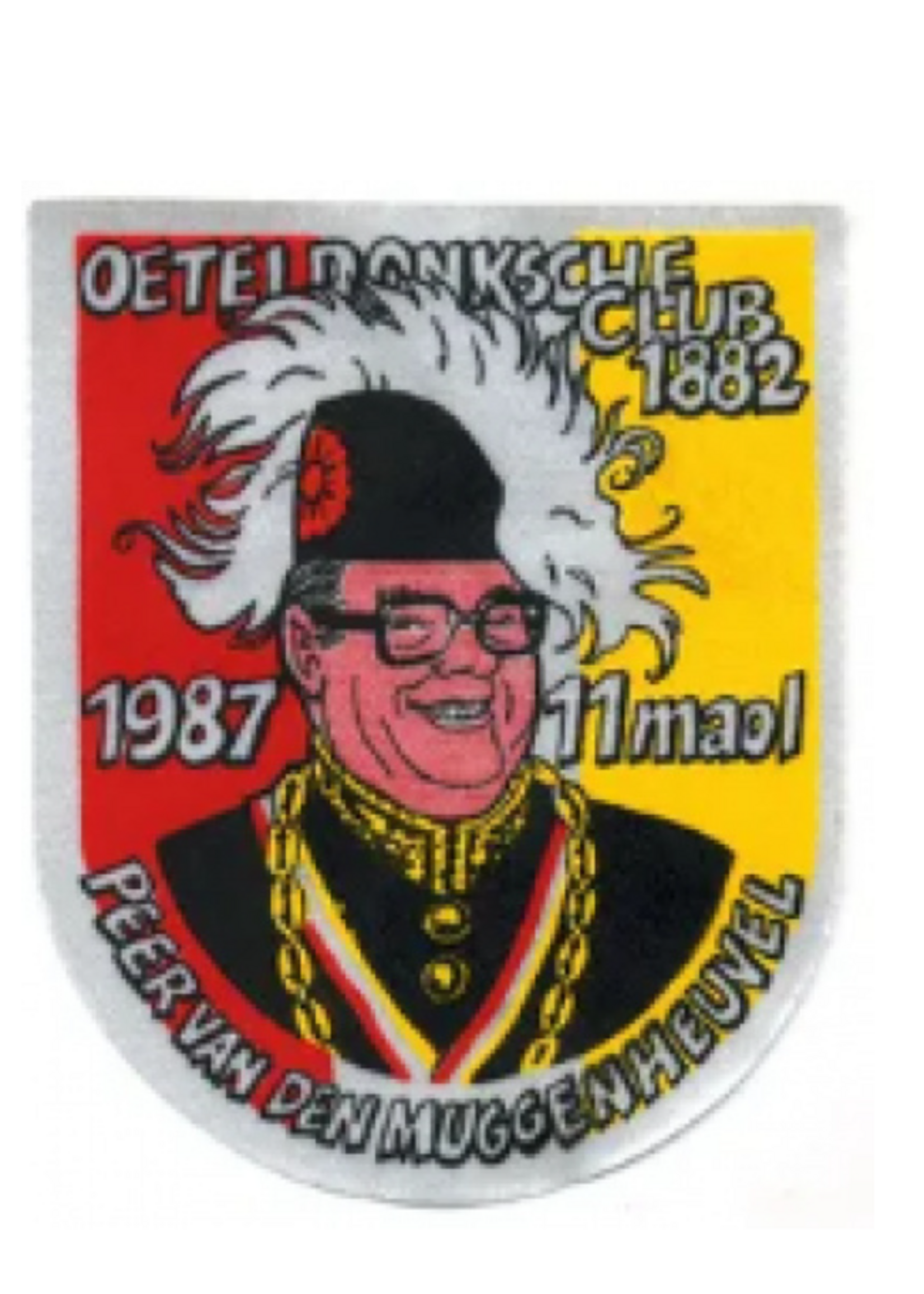 Party Planet Jaarembleem 1987