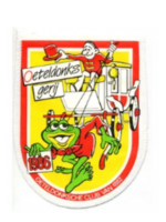 Party Planet Jaarembleem 1986