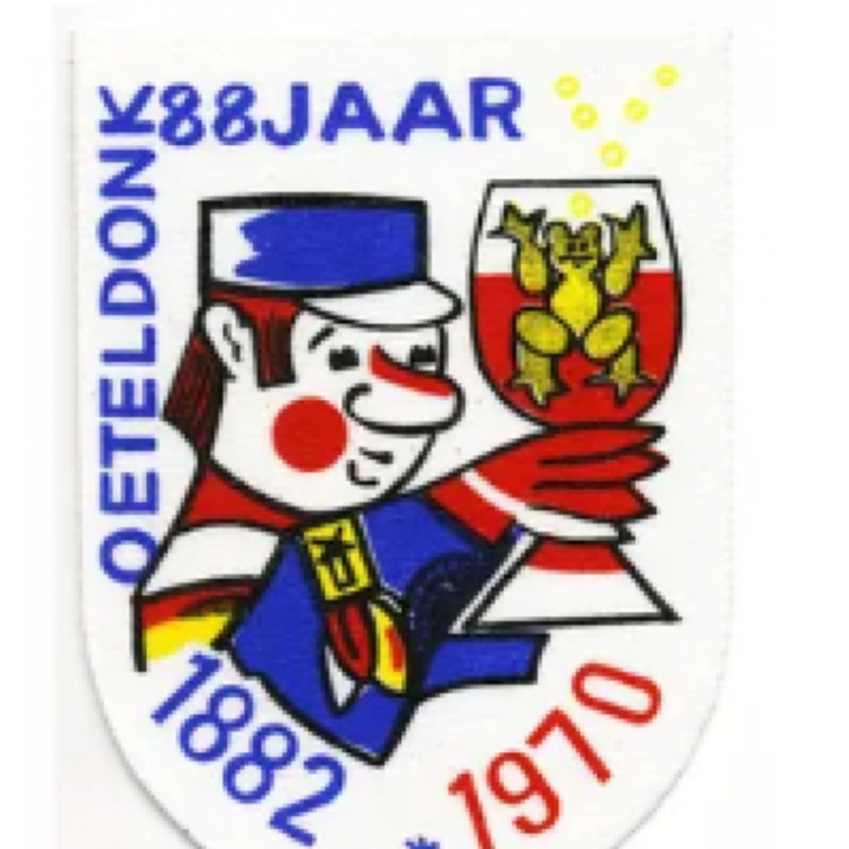 Party Planet Jaarembleem 1970