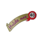 Party Planet Wanddeco hulde aan 40 58 x 27 cm