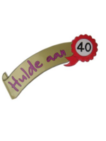 Party Planet Wanddeco hulde aan 40 58 x 27 cm