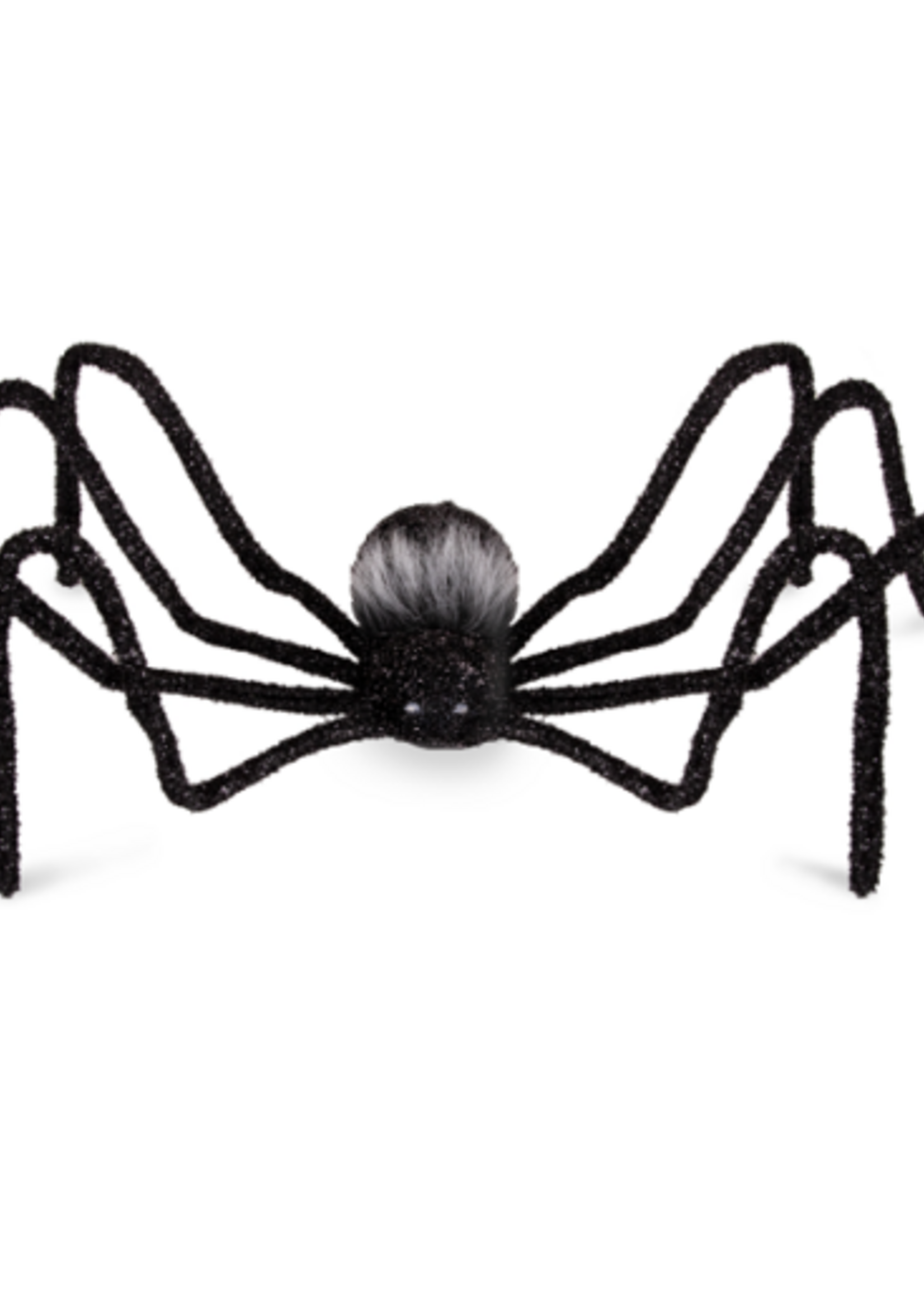 Party Planet Mega spin zwart met licht in ogen