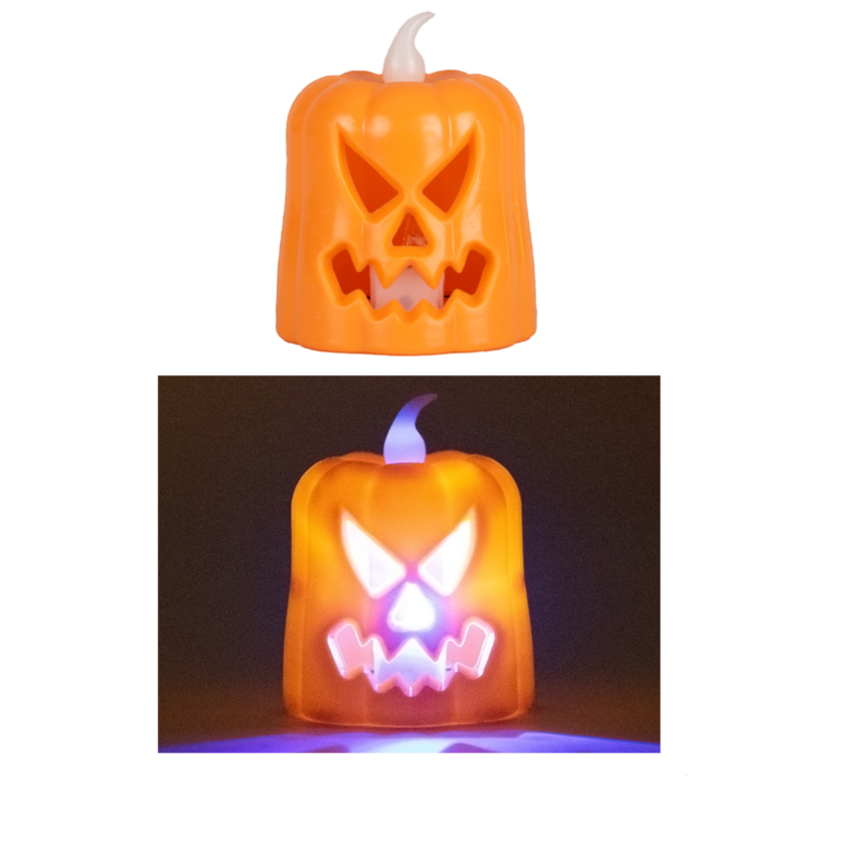 Party Planet Display Halloween pompoen kaars