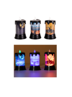 Party Planet Display Halloween kaars silhouet 3 ass