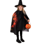 Party Planet Halloween cape spooky een maat