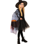 Party Planet Halloween cape bloody een maat