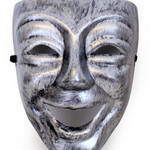 Party Planet Masker nar zilver