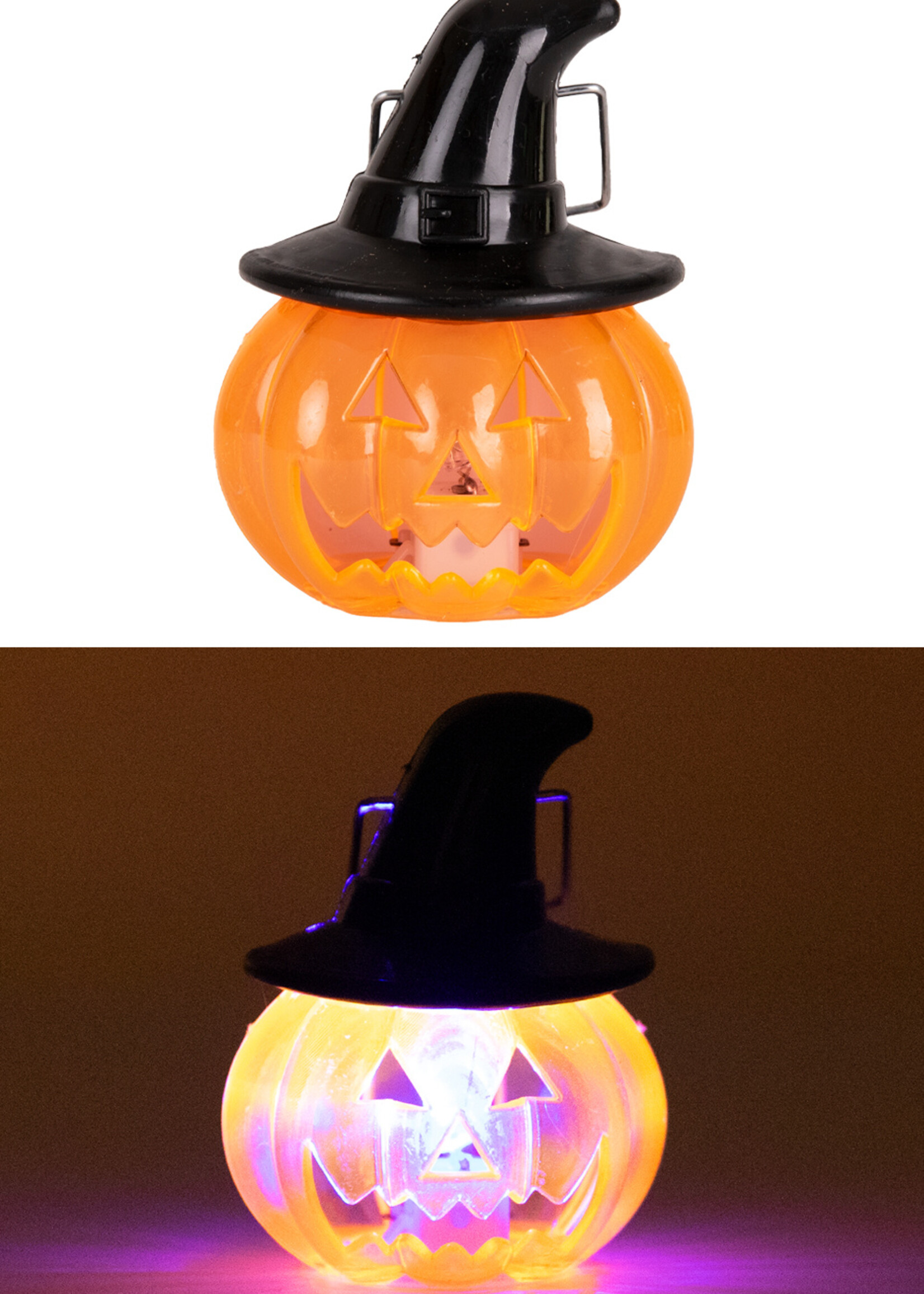 Party Planet Halloween pompoen nachtlampje