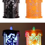 Party Planet Display Halloween kaars silhouet 2 ass