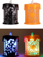 Party Planet Display Halloween kaars silhouet 2 ass