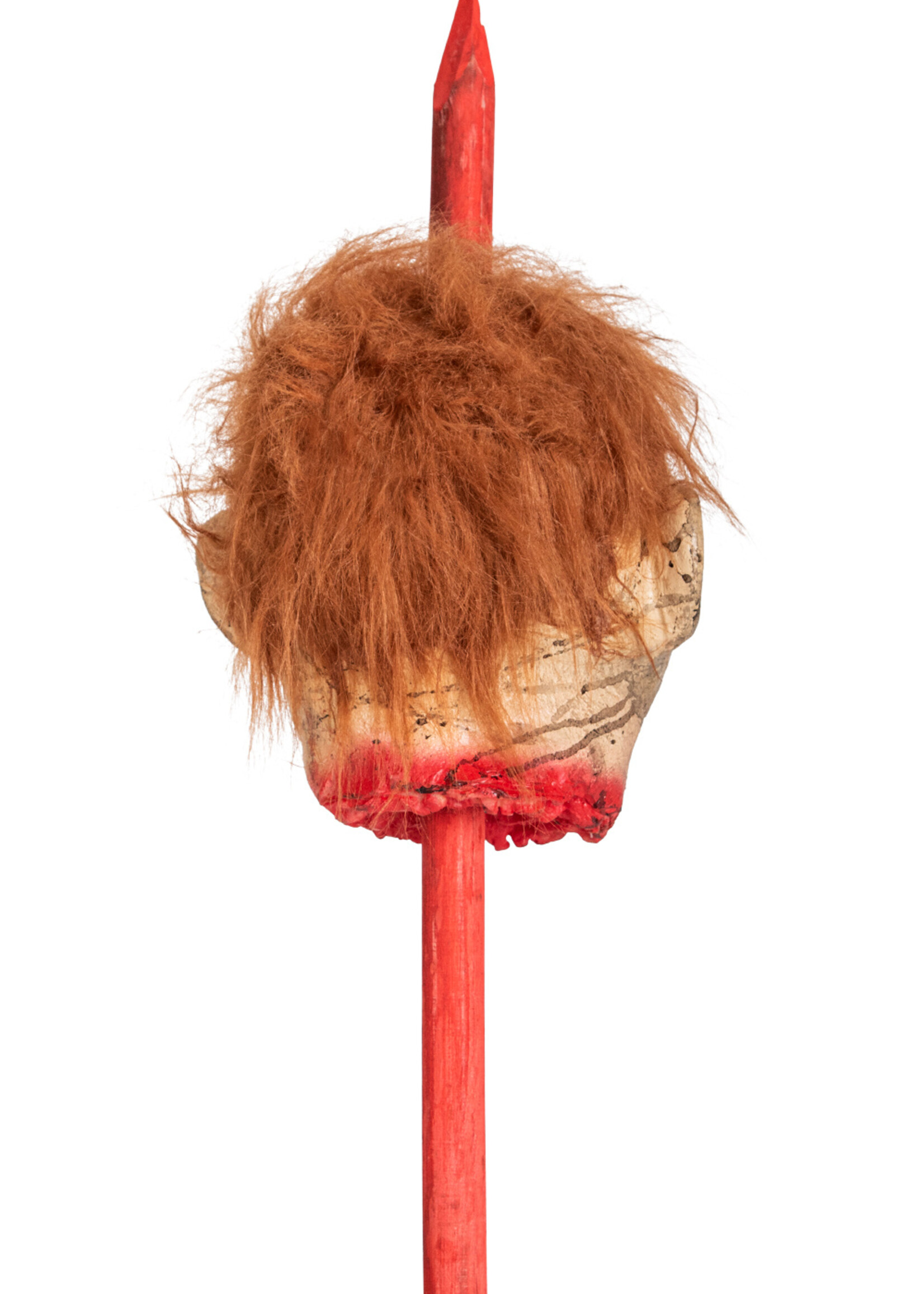 Party Planet Zombie hoofd op staak