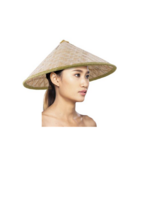 Party Planet Aziatische bamboe hoed