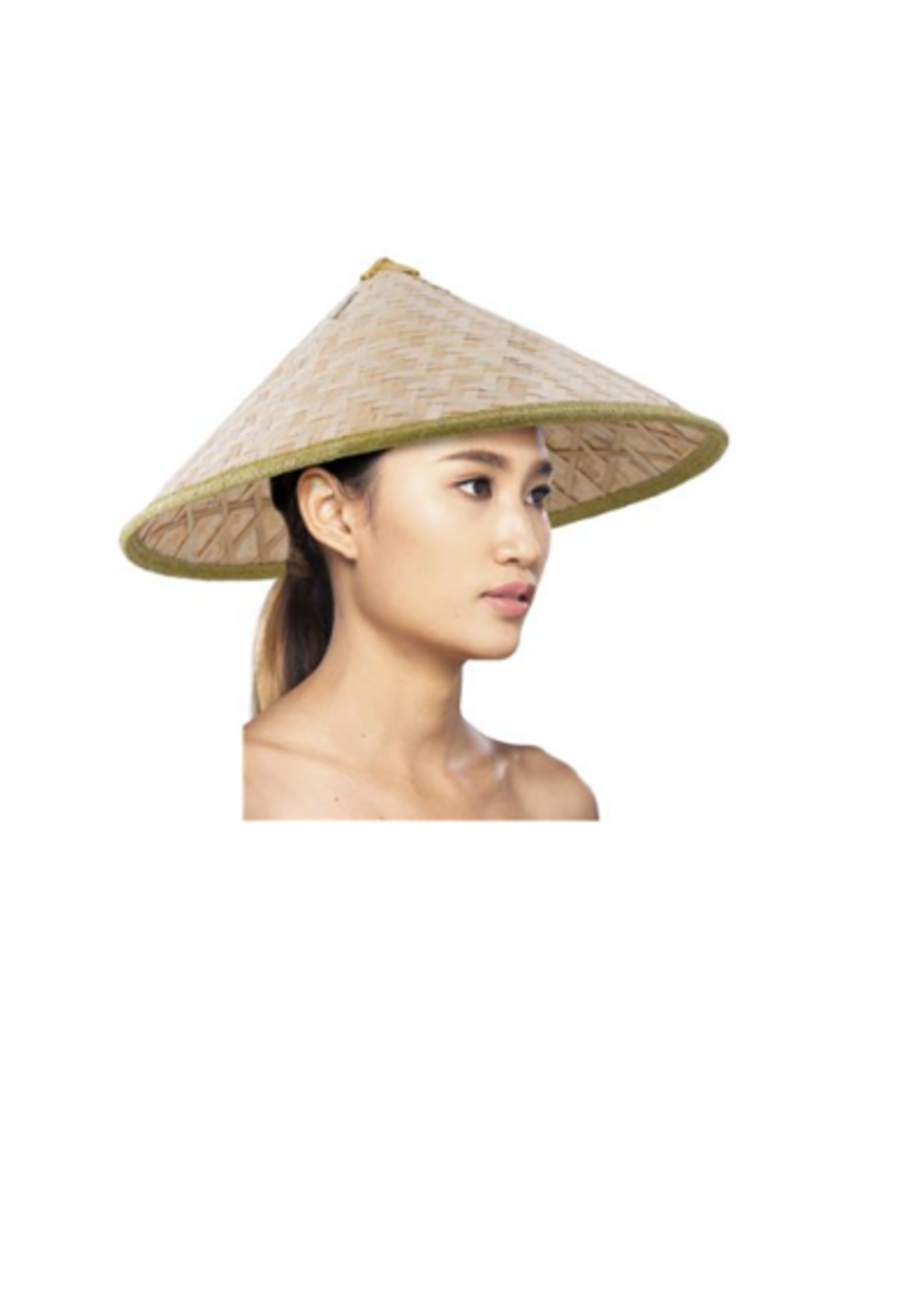 Party Planet Aziatische bamboe hoed