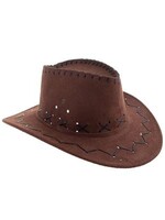 Party Planet Cowboyhoed daim kind bruin