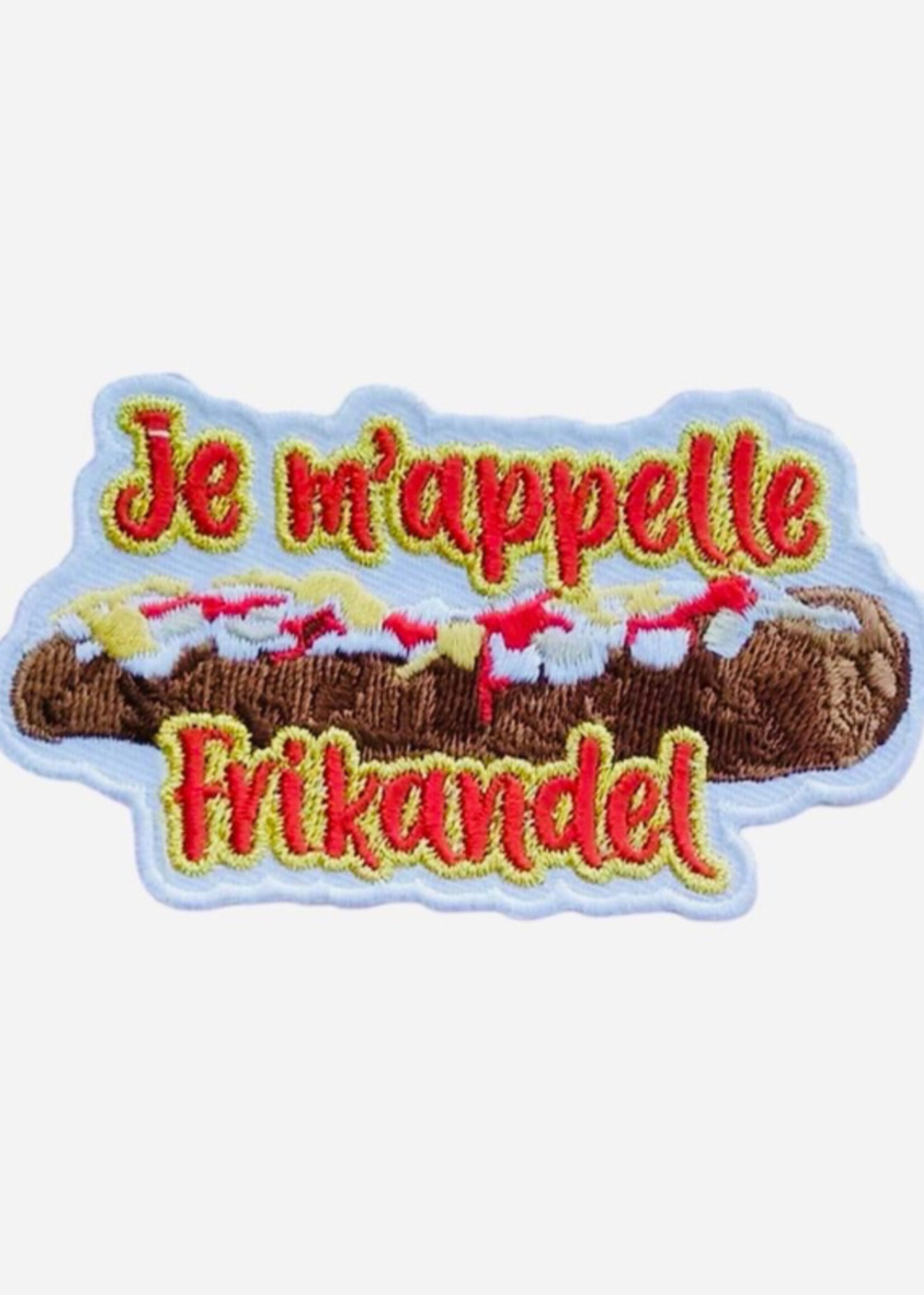 Party Planet Je m'apelle frikandel embleem
