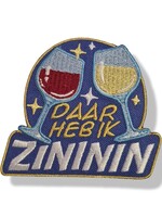 Party Planet Embleem Daar heb ik zininin...