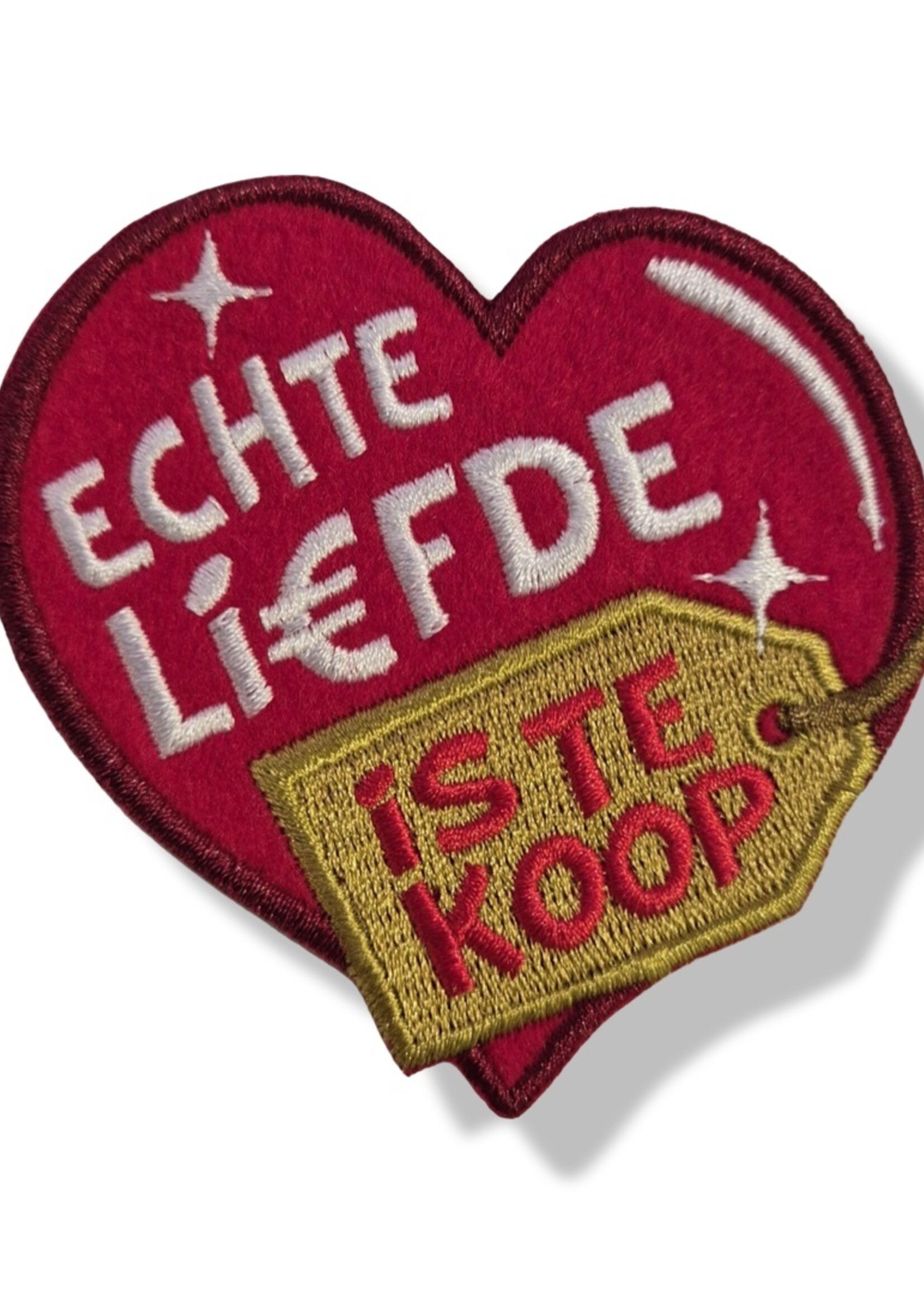 Party Planet Embleem Echte li€fde is te koop