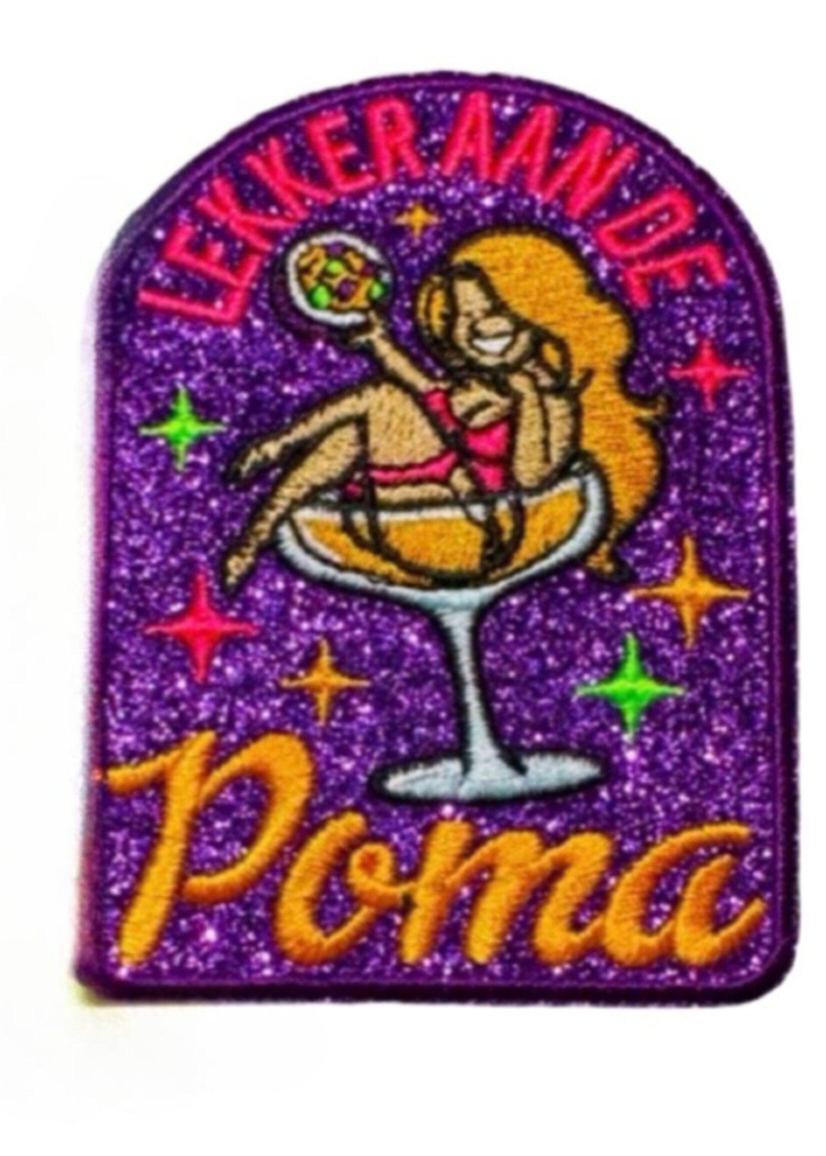 Party Planet Embleem cocktail Poma glitter
