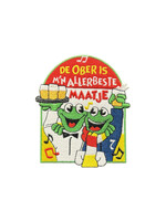 Party Planet De ober is m'n allerbeste maatje embleem