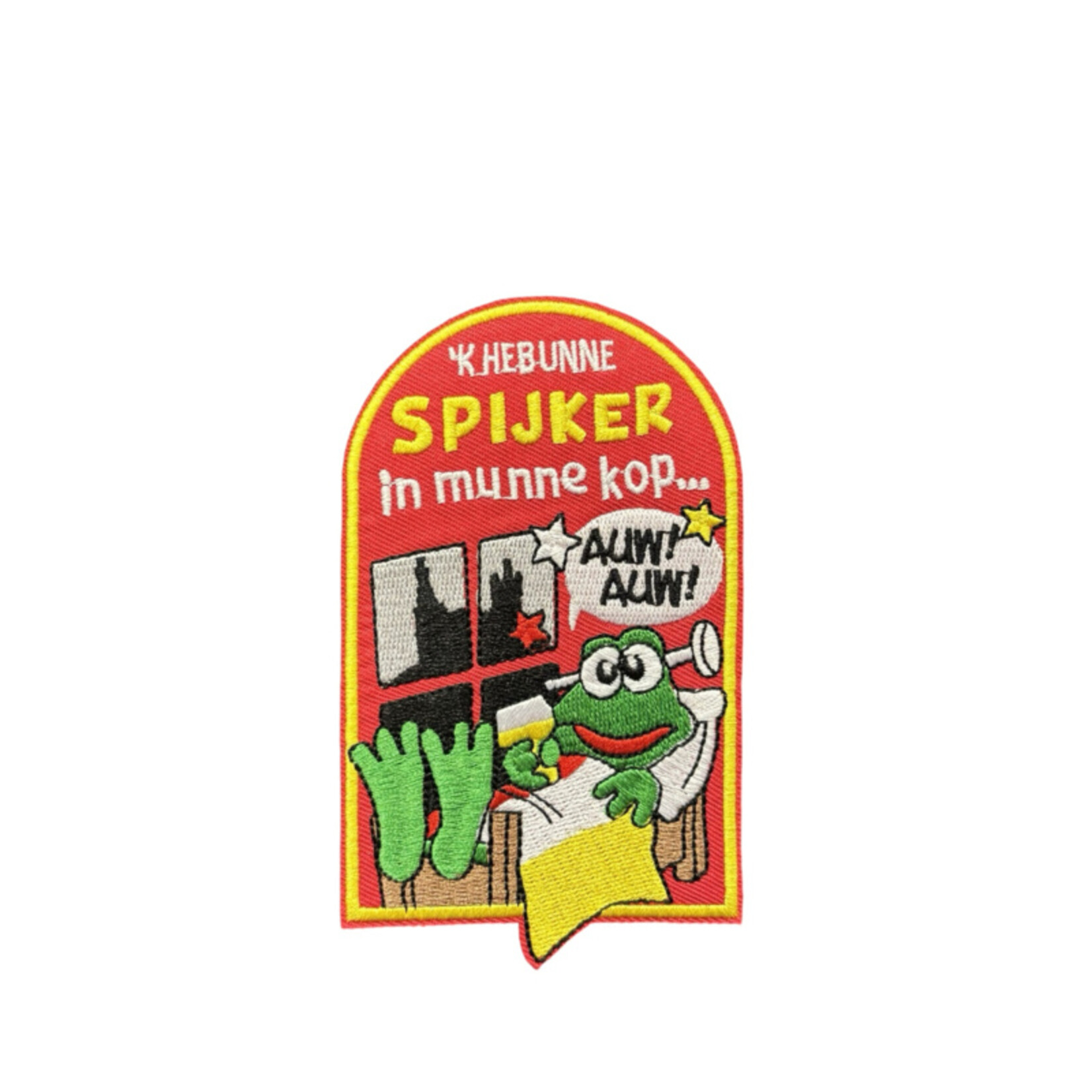 Party Planet Ik heb een spijker in munne kop...embleem