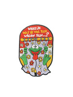 Party Planet Weet je wat ik wel zou willen zijn.. een bloementjesgordijn embleem