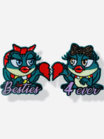 Party Planet Embleem Oetelvriendinnen besties 4 ever (2 emblemen)