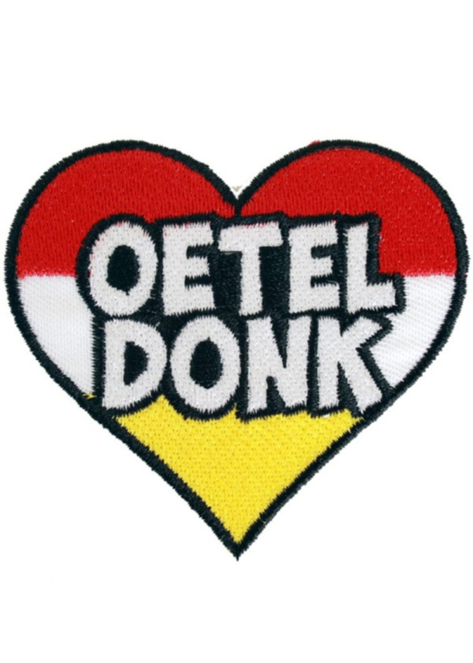 Party Planet Oeteldonk rood wit geel hartje