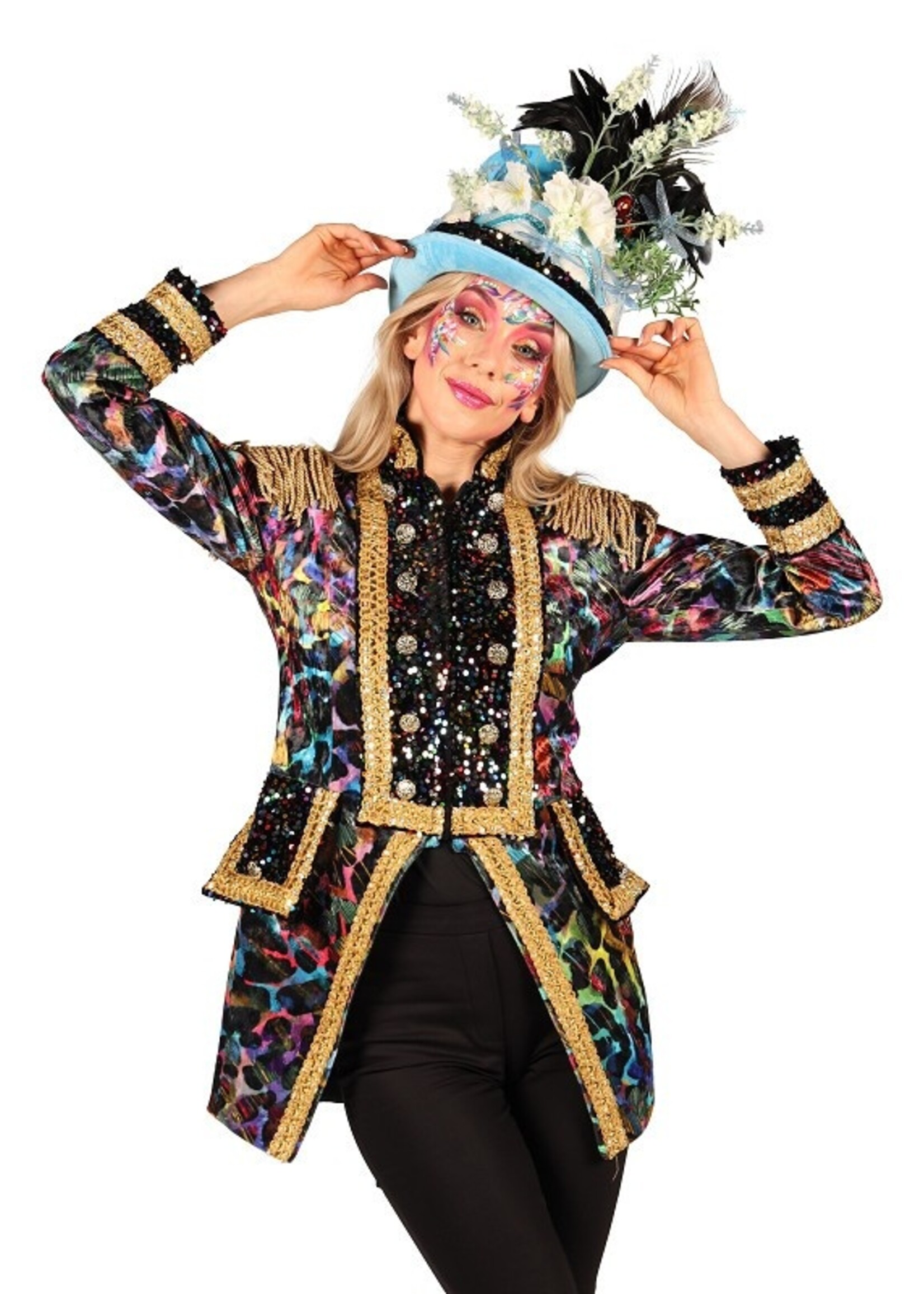 Party Planet Damesjas Painted Black