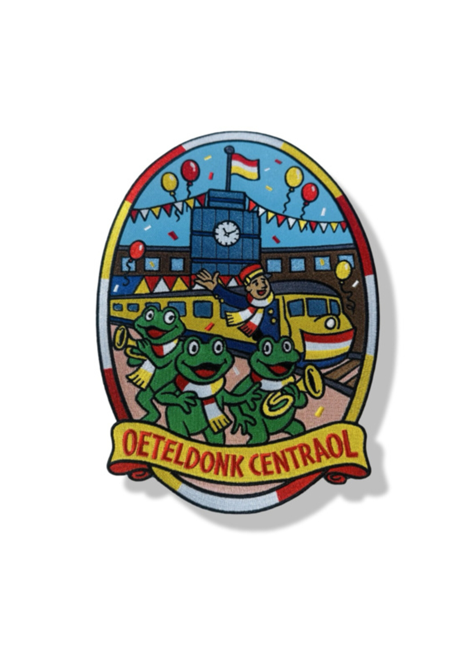 Party Planet Oeteldonk Centraol rugembleem