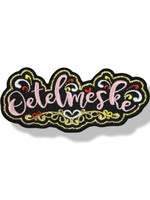 Party Planet Oetelmeske roze rug embleem kind