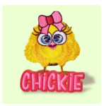 Party Planet Embleem Chickie