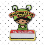 Party Planet Embleem kwakbolletje kwijt