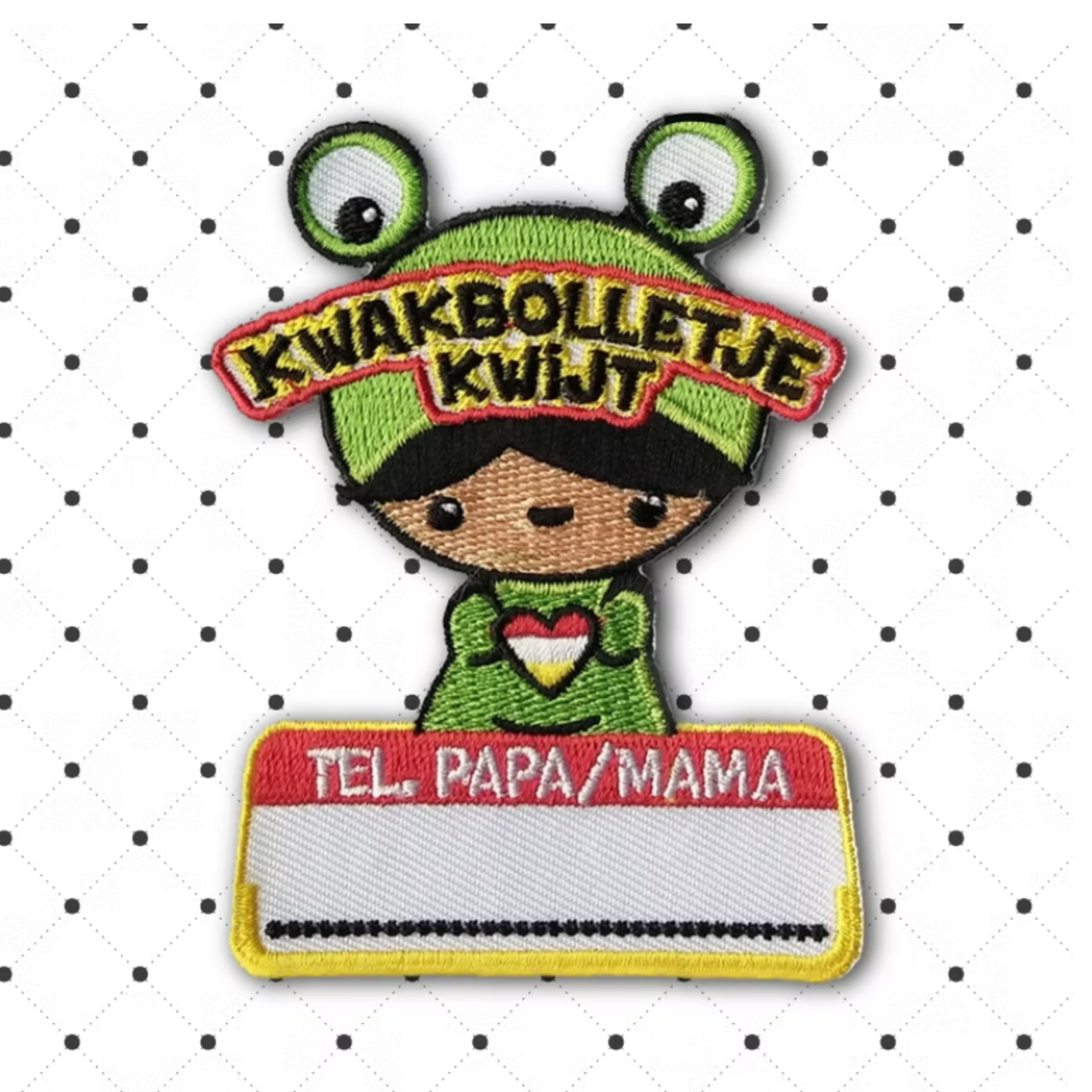 Party Planet  Embleem kwakbolletje kwijt