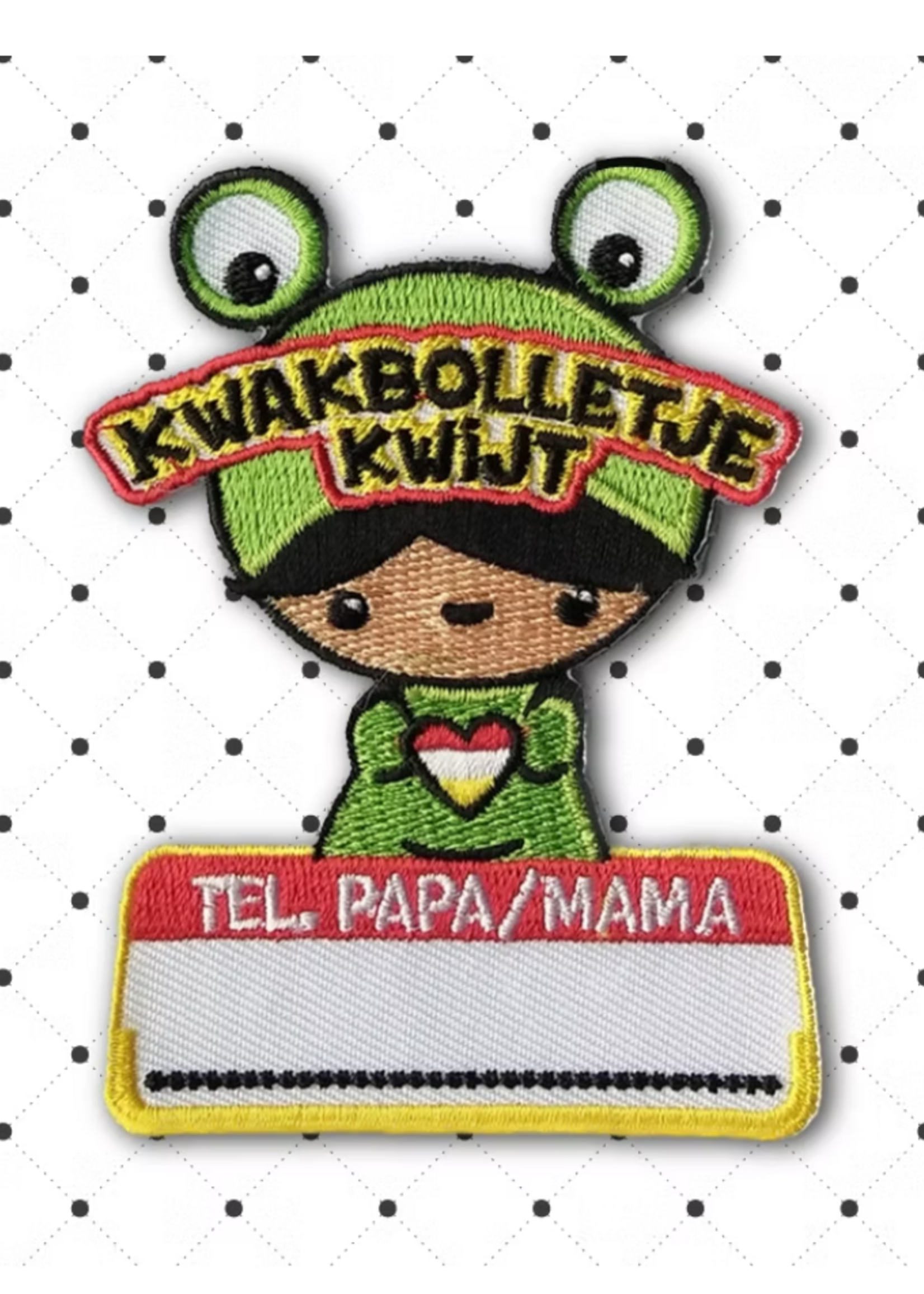 Party Planet  Embleem kwakbolletje kwijt