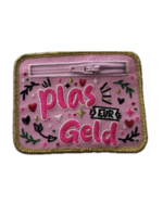 Party Planet Plas geld  (met rits)
