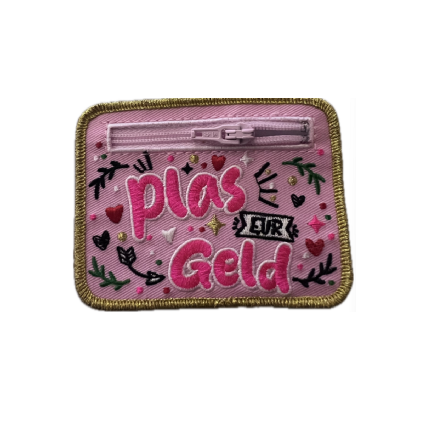 Party Planet Plas geld  (met rits)