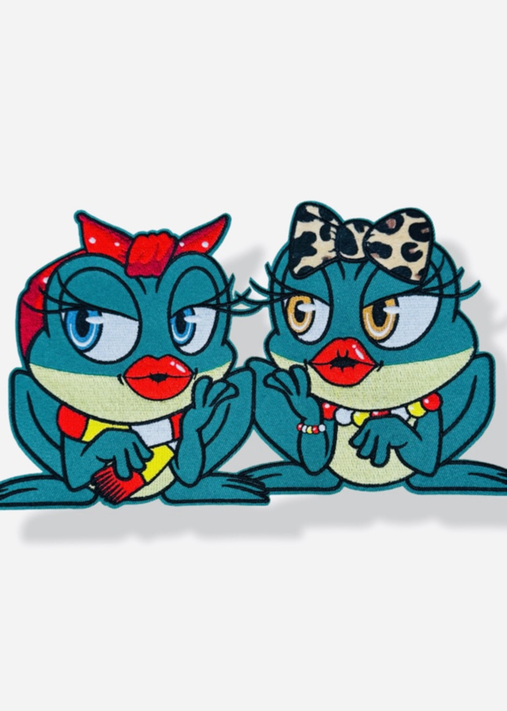 Party Planet Embleem kikker vriendinnen (groot)