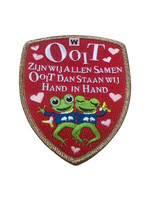 Party Planet Ooit rug embleem