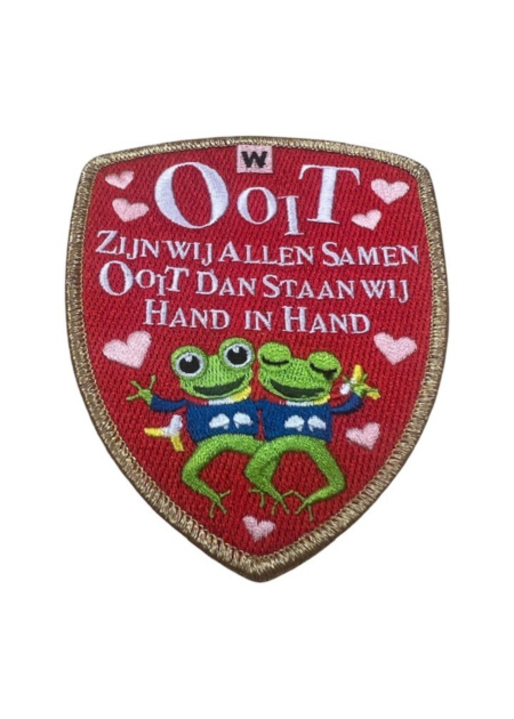 Party Planet Ooit rug embleem