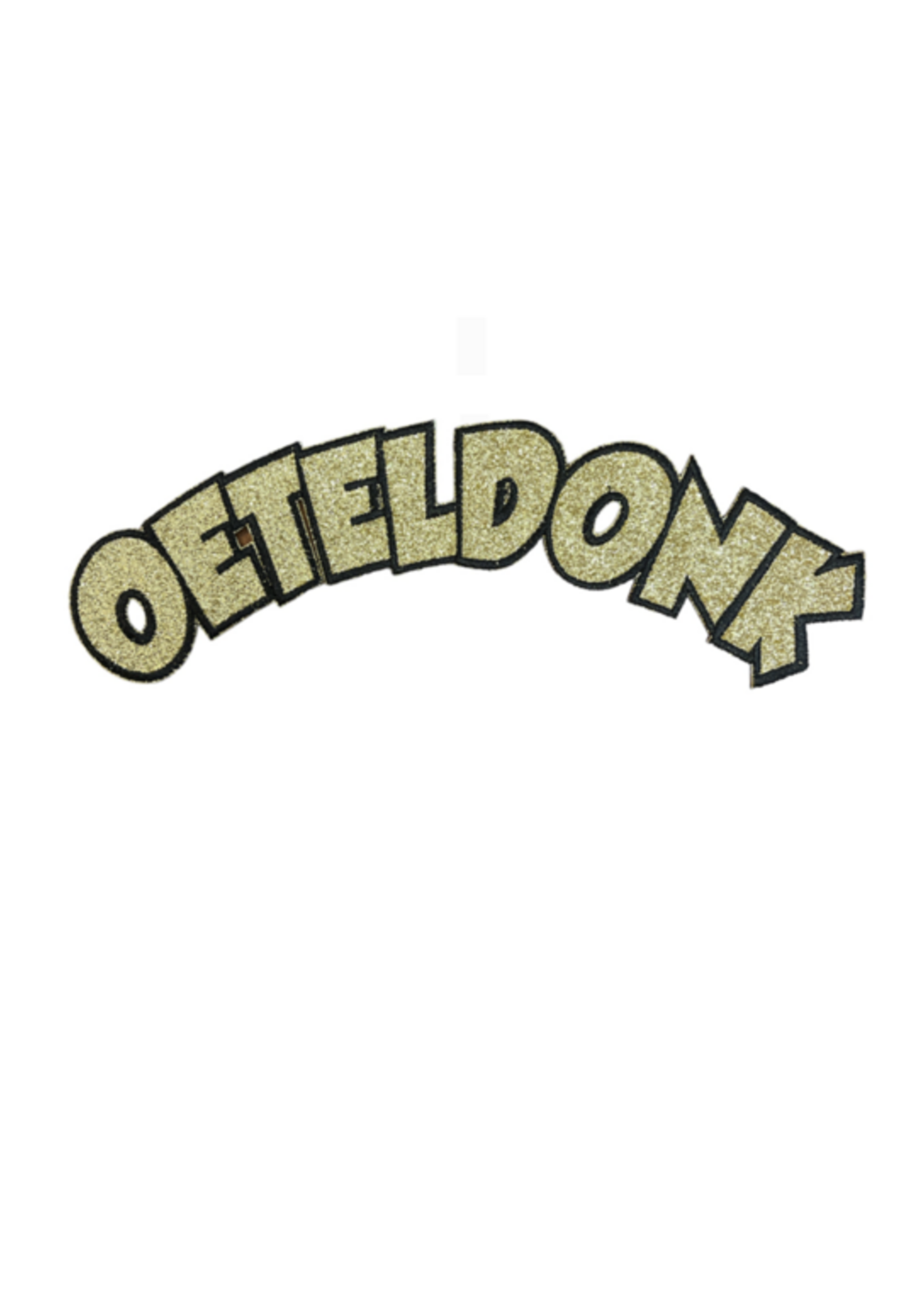 Party Planet Oeteldonk boog licht goud glitter