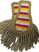 Party Planet Epauleten RWG (rood, wit, geel)