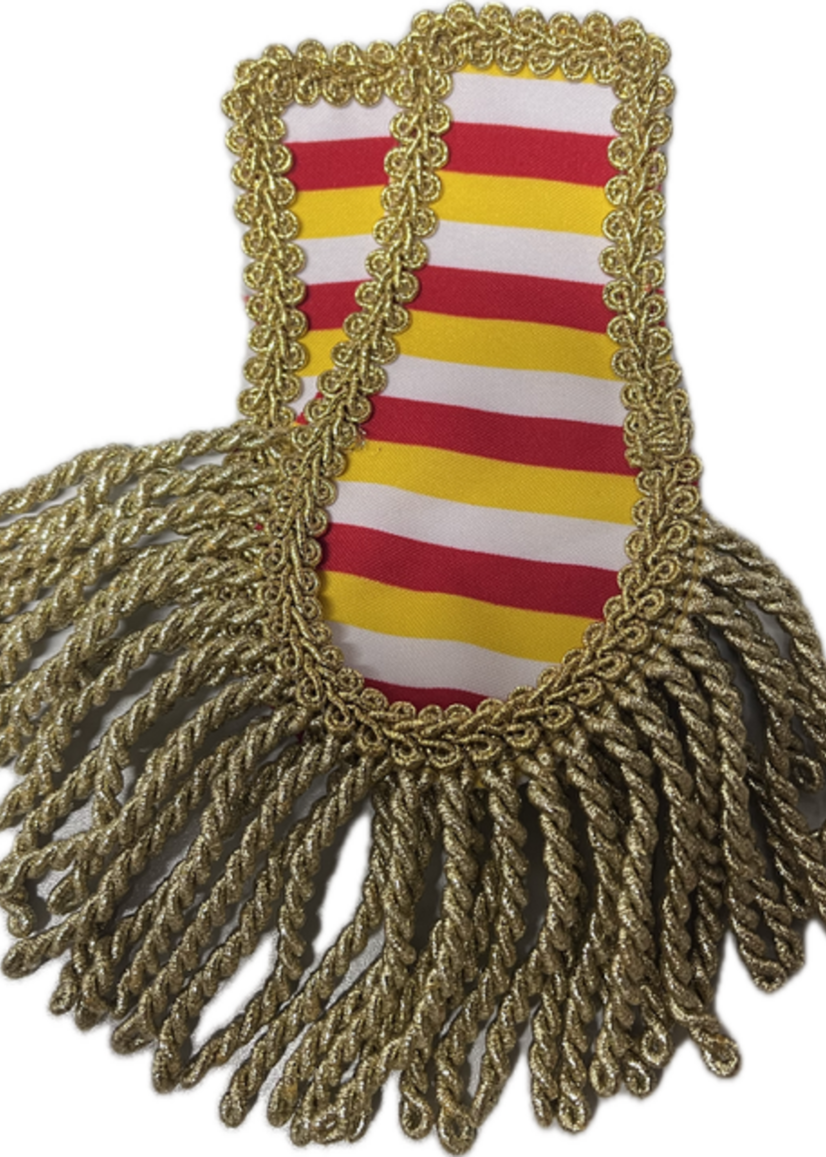 Party Planet Epauleten RWG (rood, wit, geel)