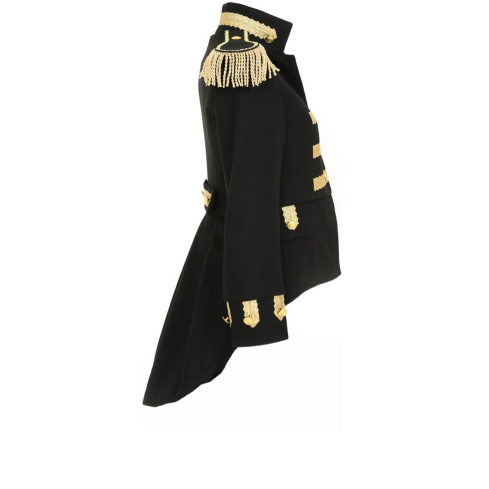 Party Planet Zwarte dames jas met gouden