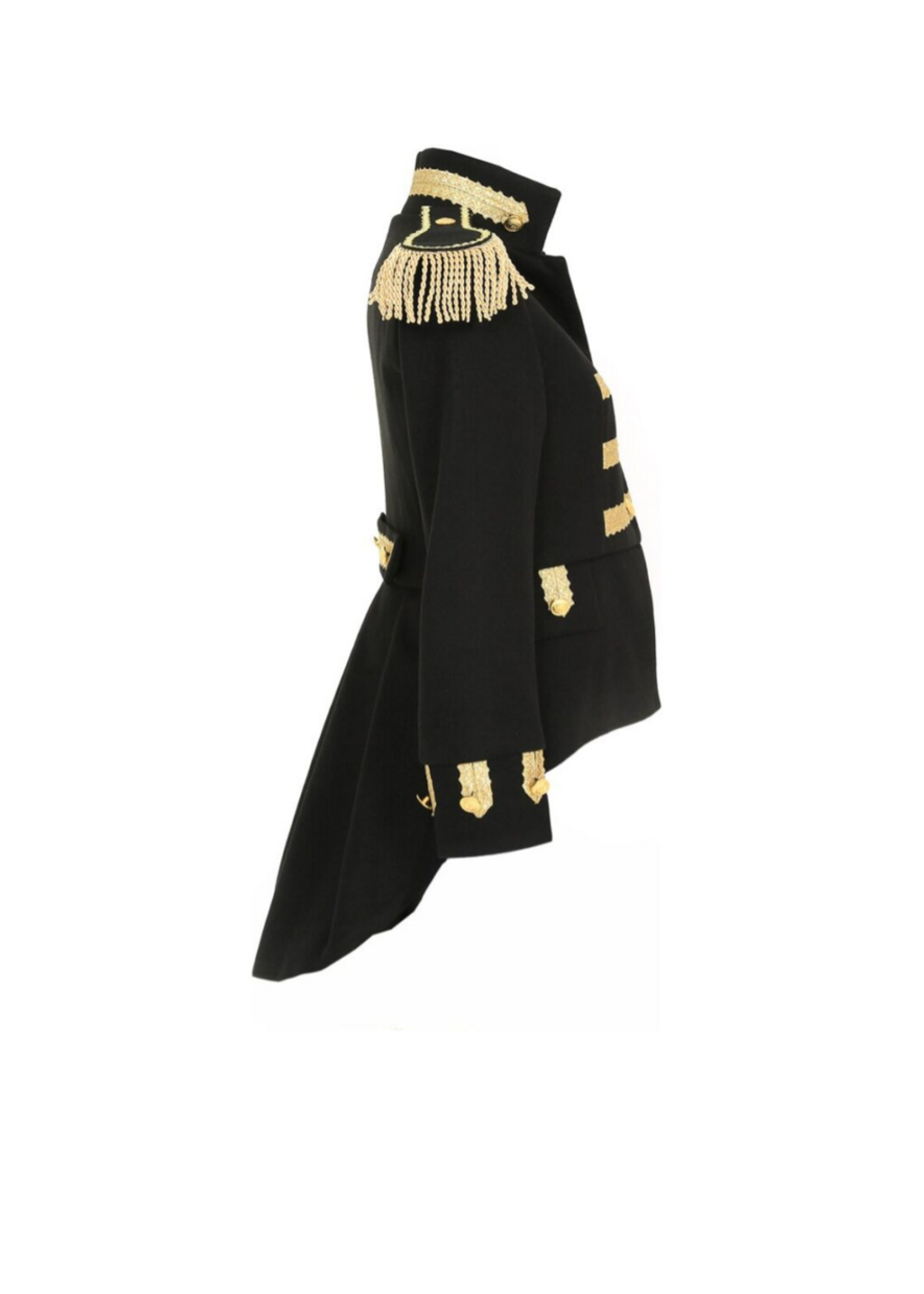 Party Planet Zwarte dames jas met gouden