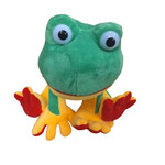 Party Planet Grote pluche kikker (20 cm)
