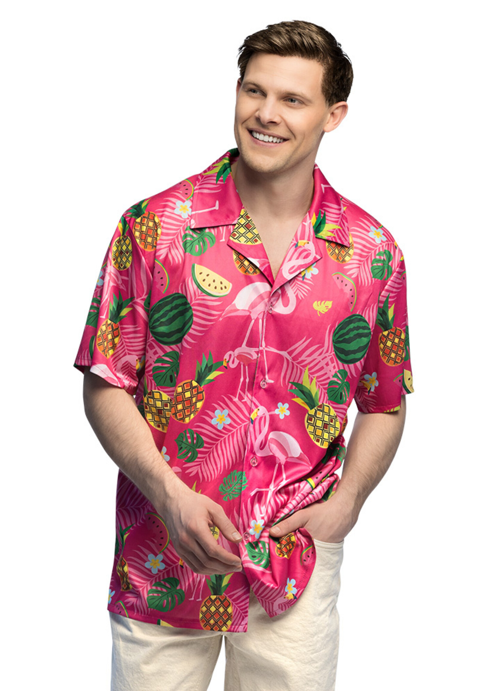 Party Planet Shirt Summer flamingo (L)