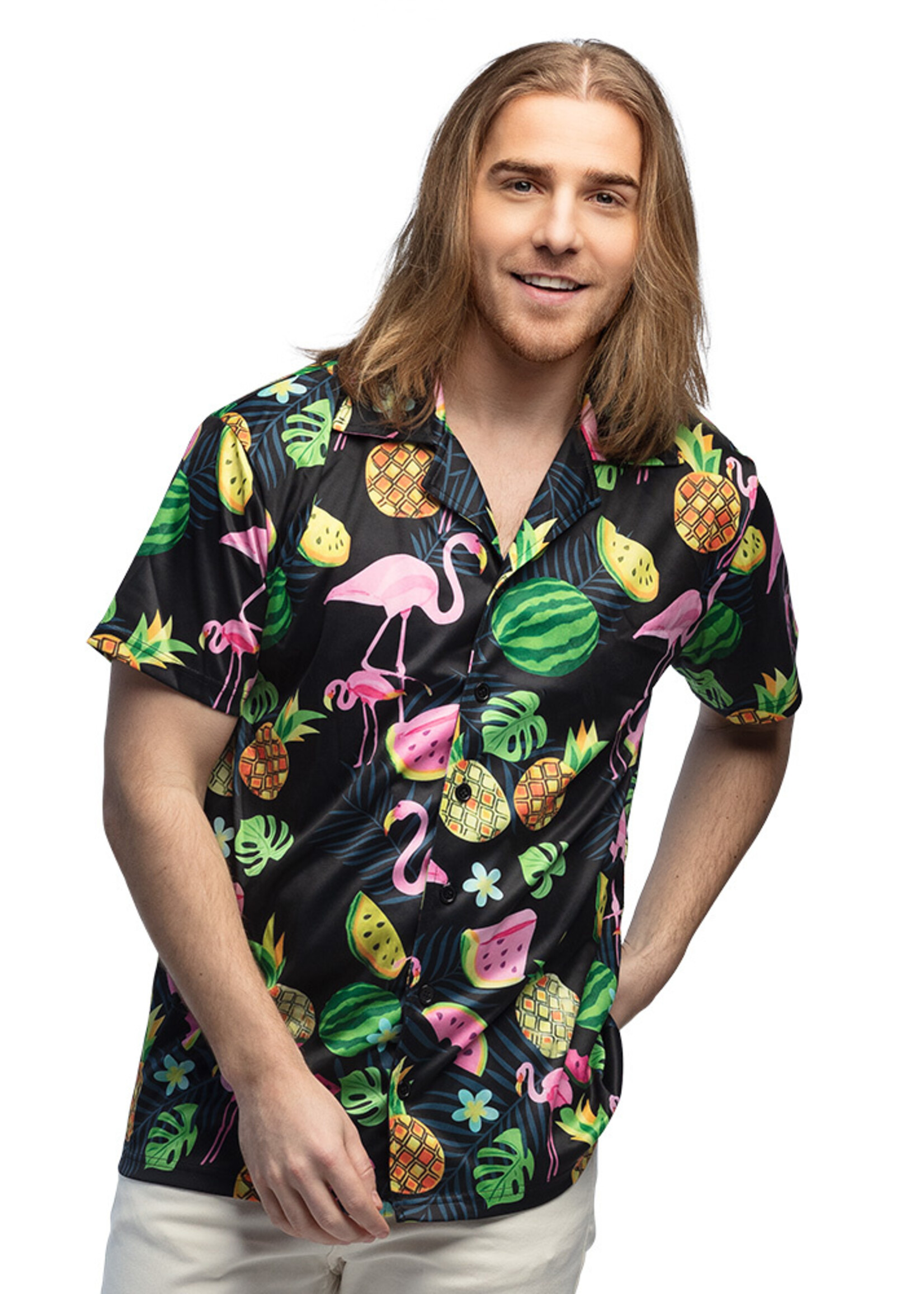 Party Planet Shirt Swinging flamingo (M)