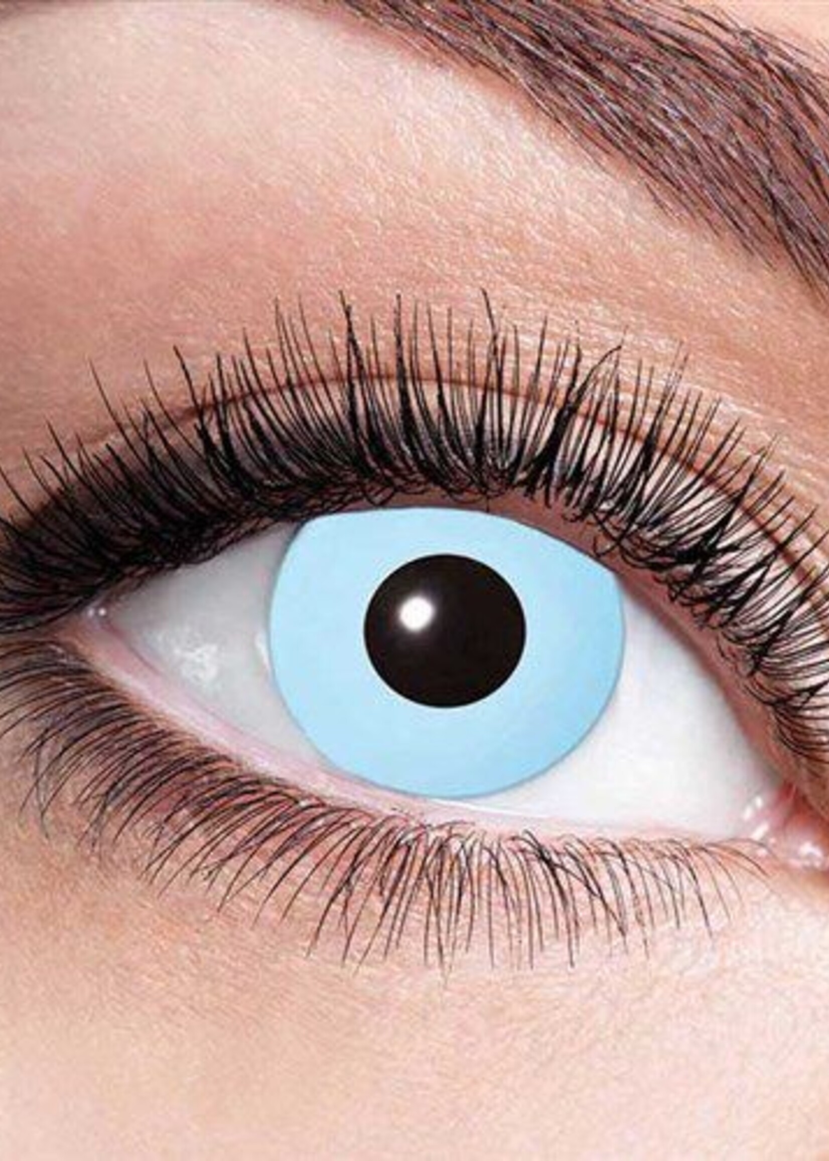 Party Planet Ice blue maandlenzen