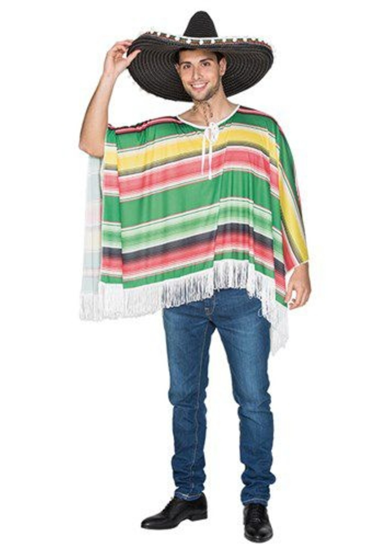 Party Planet Mexicaanse poncho (M/L)